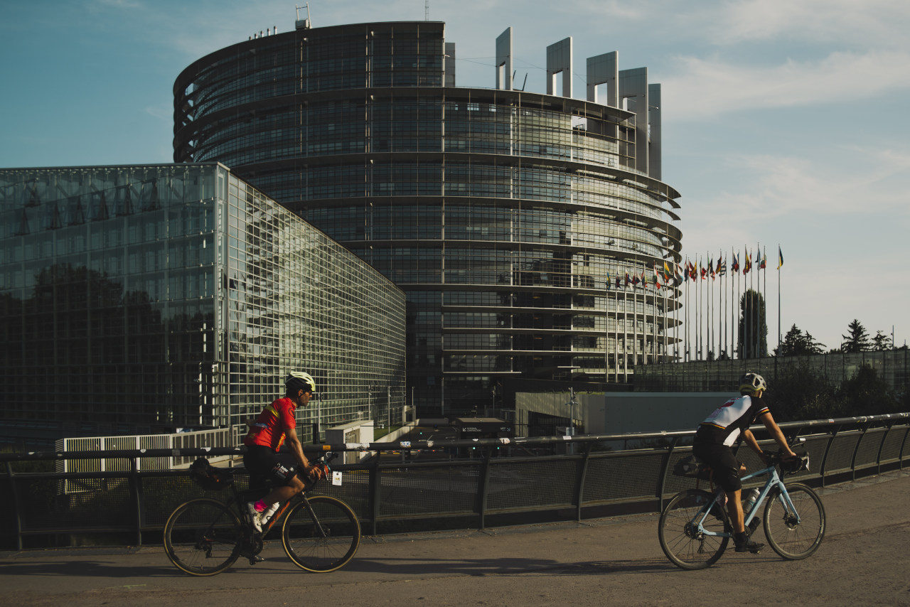 Cyclistes à Strasbourg